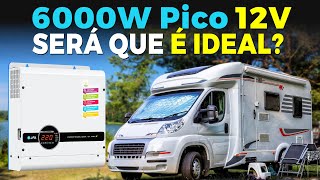 Qual Inversor OffGrid é ideal Para Motor Homes e Residências Novo Inversor JFA 6000W Pico e 12V [upl. by Macswan]