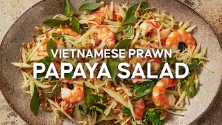 Next level Vietnamese Prawn amp Papaya Salad withme Marionskitchen [upl. by Nguyen]