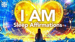 Positive Affirmations for Sleep quotI AMquot Worthy Capable Loved [upl. by Vi]