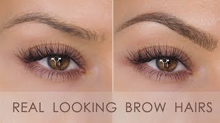 Natural Looking Eyebrow Tutorial  Microblade Effect  Shonagh Scott [upl. by Havstad]