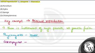 Asexual reproduction by zoospores is observed in [upl. by Surazal]