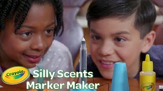 NEW Crayola Silly Scents Marker Maker  Crayola Product Demo [upl. by Atteselrahc]