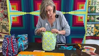 Tutorial  Adding Grommets to Fabric Project Bag with Jackie [upl. by Ford]