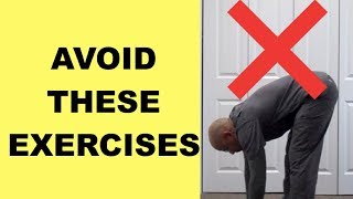 Lower Back Slipped Disc Exercises You MUST AVOID with Herniated Discs amp Sciatica [upl. by Keenan]