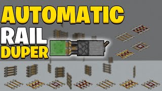 The Best Rail Duplication for Minecraft 121 [upl. by Leimad]