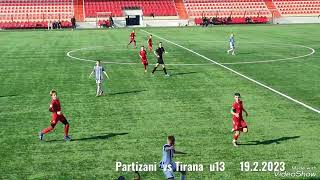 Partizani vs Tirana u13 1922023 [upl. by Anemolif]