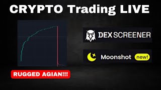 Live Crypto Trading Moonshot Tokens on Dex Screener [upl. by Ahslek219]