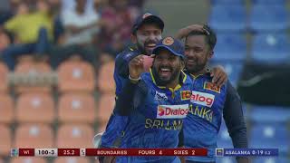 Sri Lanka vs West Indies 1st ODI Highlights  Asalanka 77 Madushka 69  SL Take 10 Lead [upl. by Moclam]