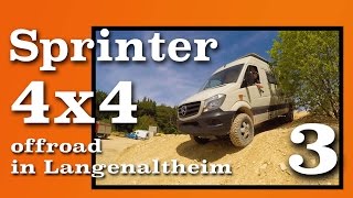 Sprinter 4x4 offroad in Langenaltheim  Part 3 [upl. by Atinaujnas]