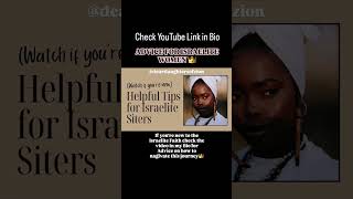 ADVICE FOR ISRAELITE WOMEN hebrewisraelites adviceforwomen helpfultips womenofgod [upl. by Nikoletta315]