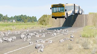 Mobil vs Unfinished Road 14  BeamNG Drive [upl. by Oivlis]