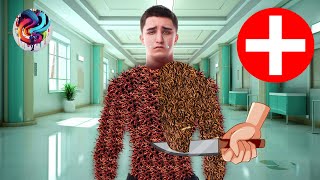 Infected Men Chest By Dog Ticks amp Larva Asmr Animation Treatment [upl. by Egedan]