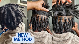 OH REALLY DO THIS NEW INTERLOCKING METHOD FOR PERFECT LOCS [upl. by Mecke]