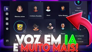 O MELHOR MODIFICADOR DE VOZ COM VÁRIAS VOZES FEMININAS E DE FAMOSOS  MUITO REAIS🎙️🚀 [upl. by Eivod]