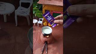 Dairymilk recipe ytshorts viralvideo ssminiaturefood [upl. by Rehpinnej]