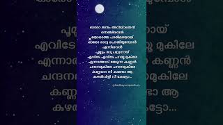 Chandana mukile lyrics kschithra malayalamlyrics [upl. by Enahs]