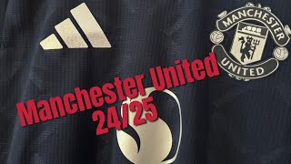 BestZV1com Manchester United 202425 Away Shirt Unboxing 🔴⚫  First Look dhgate [upl. by Udall]