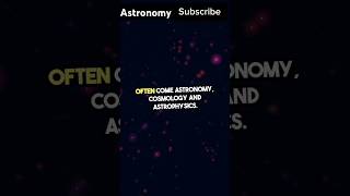 Astronomy vs Cosmology vs Astrophysics 😱  shorts [upl. by Kcirredal]