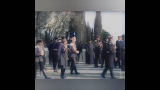 Tsar Nicholas II and the Imperial Family at Livadia Palace Greetings amp parade [upl. by Airamat]