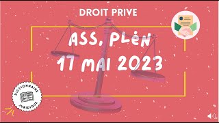 ASSEMBLÉE PLÉNIÈRE de la Cour de cassation 17 mai 2023 n° 2020559 [upl. by Ayadahs]