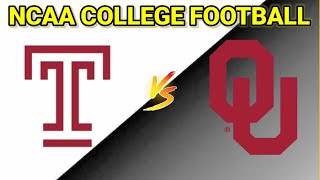 Temple Owls vs Oklahoma Sooners  2024 NCAA College Football Live Score [upl. by Engleman422]