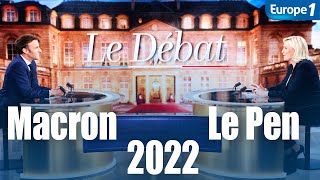 Revivez lintégralité du débat MacronLe Pen de lentre deuxtours 2022 [upl. by Litnahc]