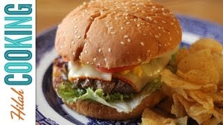 How To Make a Cheeseburger  Juicy Cheeseburger Recipe  Hilah Cooking [upl. by Landsman]