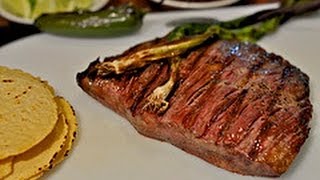 Recipe for Grilled Flank Steak  Carne Assada [upl. by Isahella873]