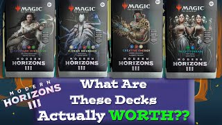 💰💸 Are The Modern Horizons 3 MH3 Commander Decks Worth it 💸💰 [upl. by Ayel]