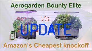 Aerogarden Bounty Elite Vs Amazons Cheapest Comparable Knockoff UPDATE [upl. by Obmar]