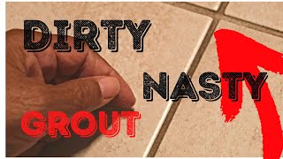 DIRTY GROUT WHITENED in 15 seconds [upl. by Sublett]