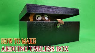 DIY Useless Box with Arduino [upl. by Akanke]