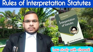 RULES OF INTERPRETATION STATUTESlawstudywithchamoli [upl. by Farl]