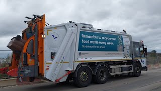 Buckinghamshire Council Dennis elite  narrowtrack olympus empying Brown Garden waste bins [upl. by Melda]