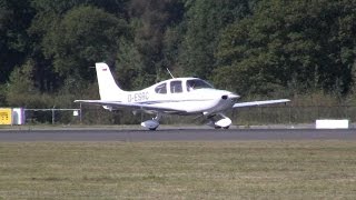 Cirrus SR20 ► Takeoff ✈ Groningen Airport Eelde [upl. by Kciv39]