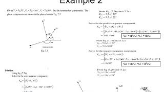 Symmetrical Components Examples [upl. by Mildred]