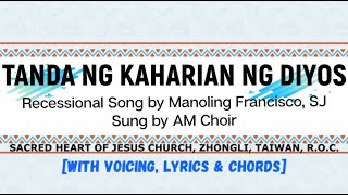 Tanda Ng Kaharian Ng Diyos Humayo Nat Ipahayag with voicing lyrics and chords Recessional Song [upl. by Charlton]