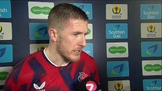 John Lundstram speaks following Rangers Scottish Gas Scottish Cup victory against Dumbarton [upl. by Nerual999]