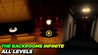 The Backrooms Infinite  All Levels Full Walkthrough  Roblox [upl. by Bywoods]