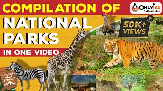 Revise All Important National Park in One Video  UPSC Prelims 2022  Rapid CA Revision Series [upl. by Huntington435]