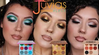 JUVIAS PLACE WARRIOR 12 amp 3 PALETTES TUTORIAL [upl. by Eecyal]