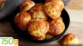 Recette facile des Gougères au fromage  750g [upl. by Ylerebmik]