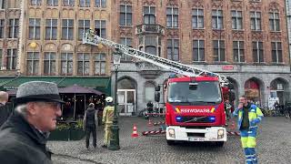 Droogkast veroorzaakt brand boven horecazaak op Brugse Markt [upl. by Noiz]