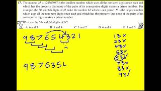 SMC 2023 q17 UKMT Senior Maths Challenge [upl. by Eevets]