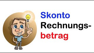 Skonto ursprünglicher Preis berechnen [upl. by Engeddi]