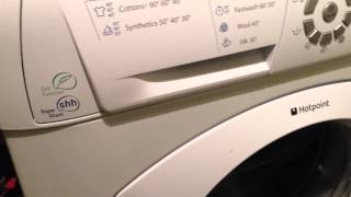 A Super Silent Hotpoint Washing machine [upl. by Lyrem]