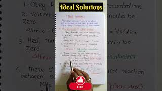 🧑‍🔬 Ideal Solutions 🔥🔥🔥shorts neet iitjee jeemain boards [upl. by Meyer]