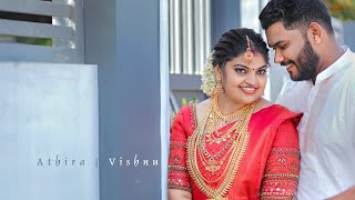 Kerala Traditional Hindu Wedding Highlights 2023  Athira amp Vishnu [upl. by Ajnos326]