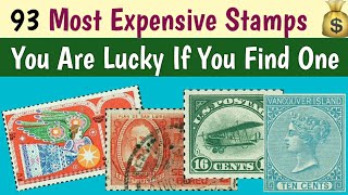 Most Expensive Stamps In The World Les Timbres Poste  You Are Lucky If You Find One Of These [upl. by Rodgers]