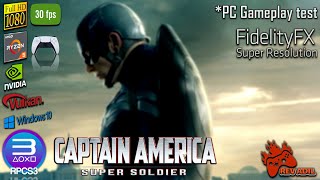 RPCS3 Captain America Super Soldier PC Gameplay  Full Playable  PS3 Emulator  2021 Updated [upl. by Jahn79]